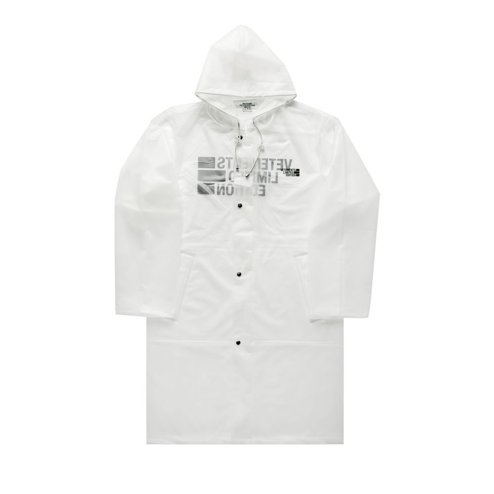 VETEMENTS LIMITEDEDITIONコート クリア 透明 F