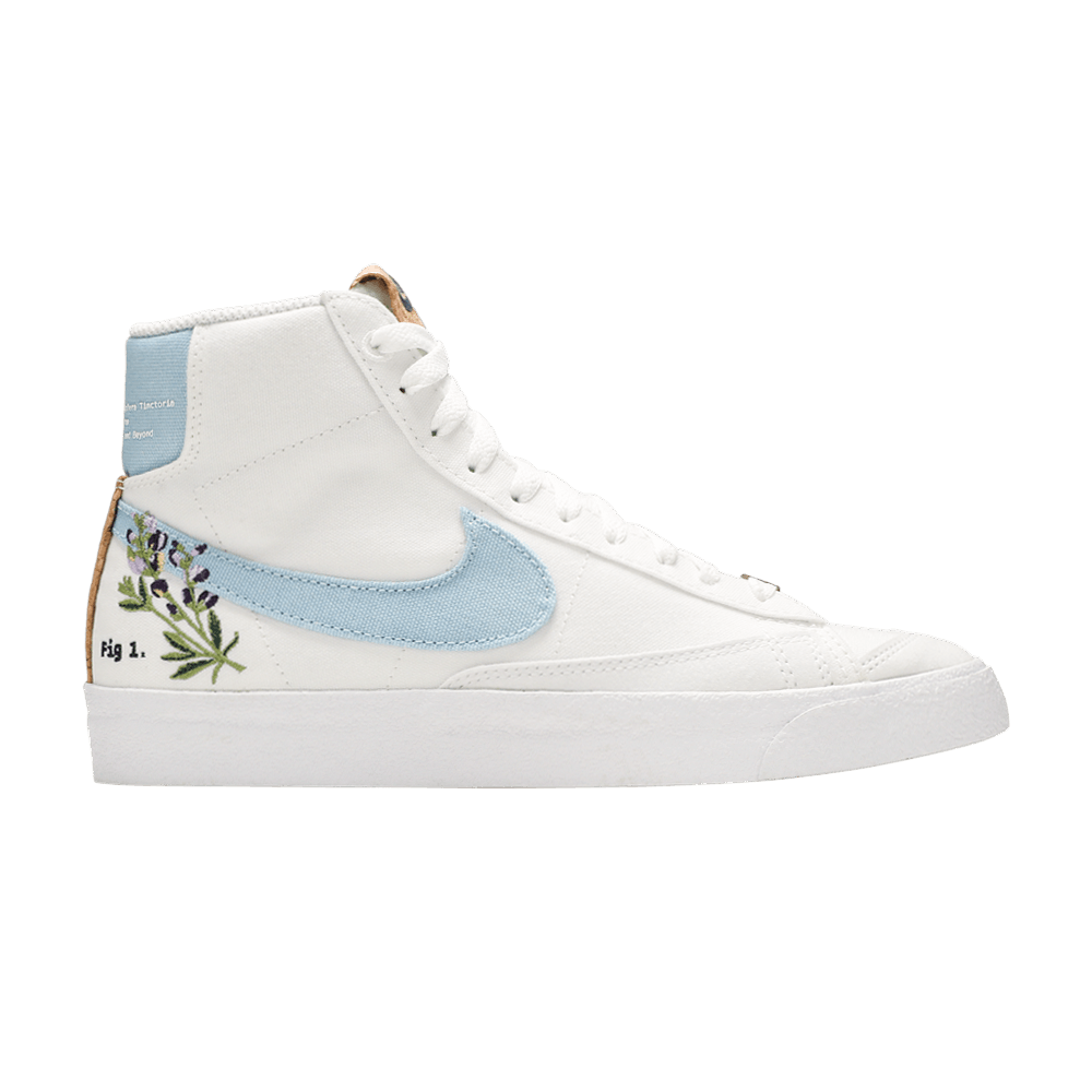 nike blazers blue flowers