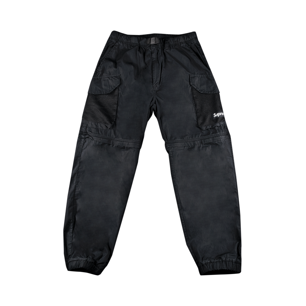 Buy Supreme Mesh Pocket Belted Cargo Pant 'Black' - SS21P40
