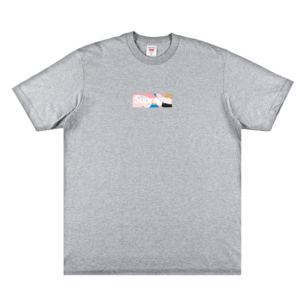 Supreme Emilio Pucci Box Logo Tee White/Blue Men's - SS21 - US