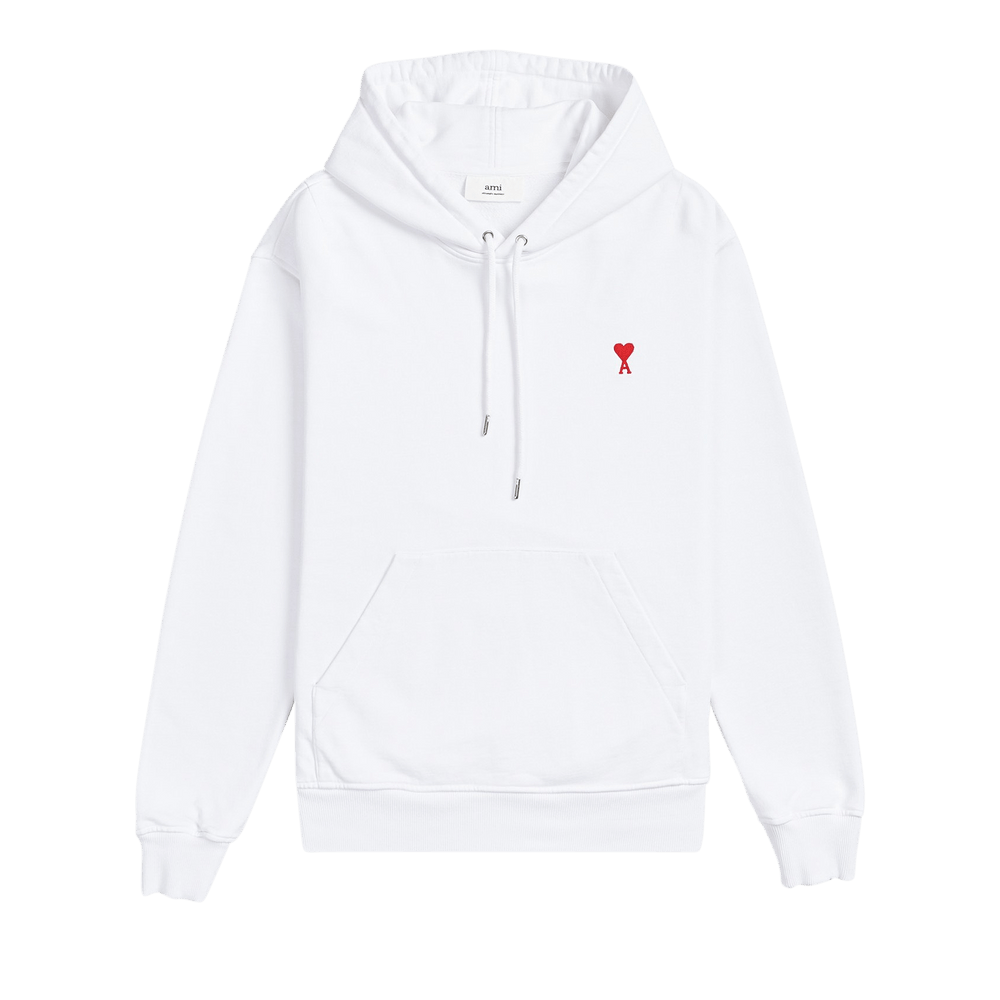 Buy Ami Classic Hoodie 'White' - A21HJ008 730 100 | GOAT