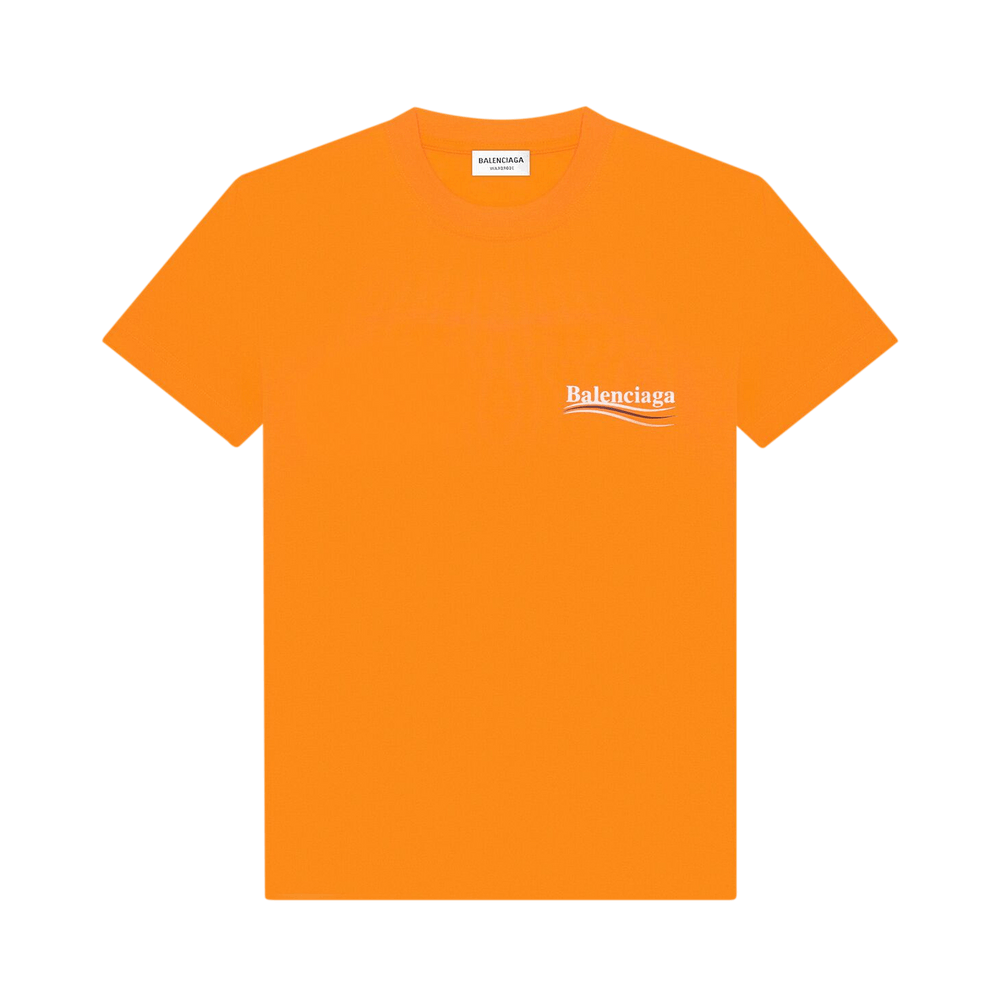 Buy Balenciaga Political Campaign Small Fit T-Shirt 'Fluorescent