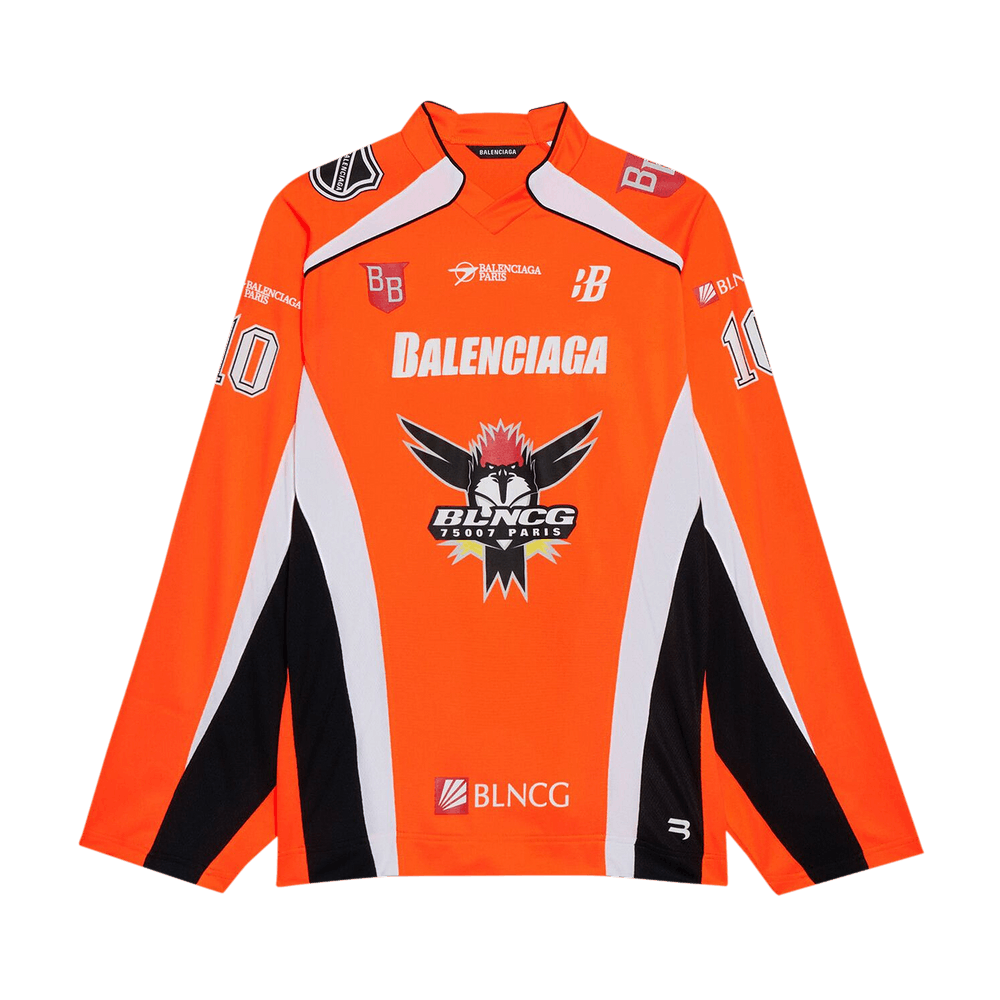 Balenciaga orange sweater clearance