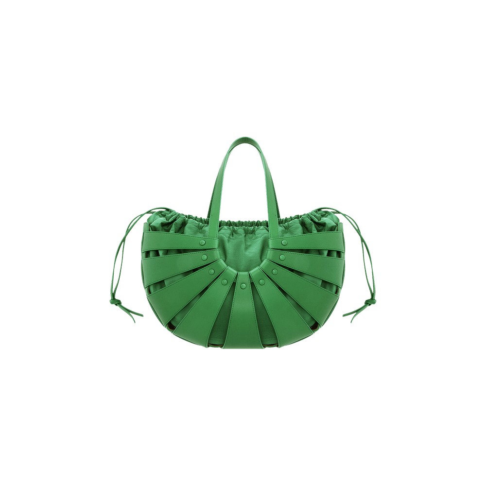 BOTTEGA VENETA THE SHELL ハンドバッグ Bottega Veneta The Shell Bag Racing Green French Calfskin