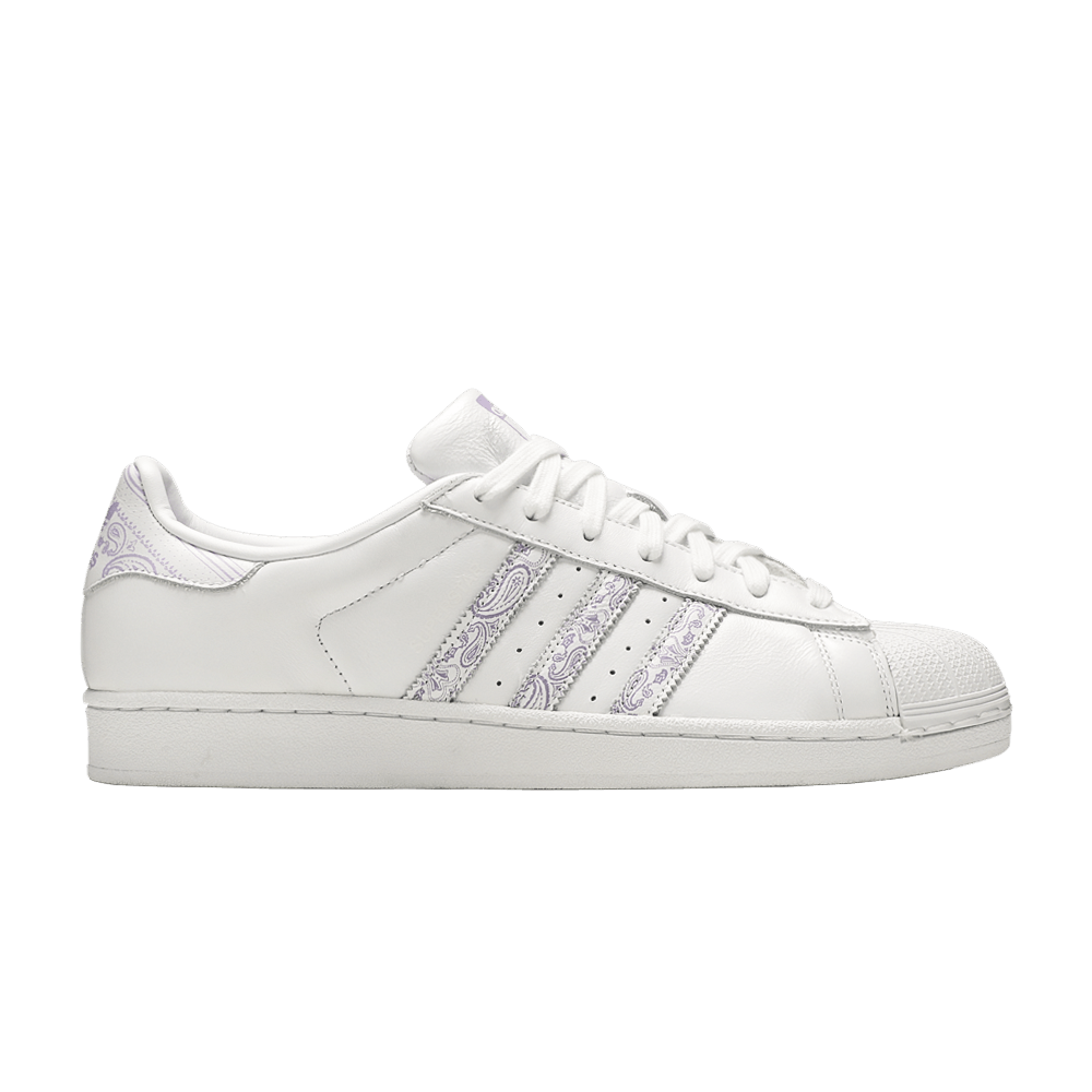 Buy Superstar Paisley White Purple Glow BD7429 GOAT UK