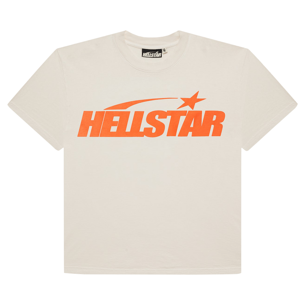 Buy Hellstar Classic T-Shirt (Regular Print) 'White/Orange