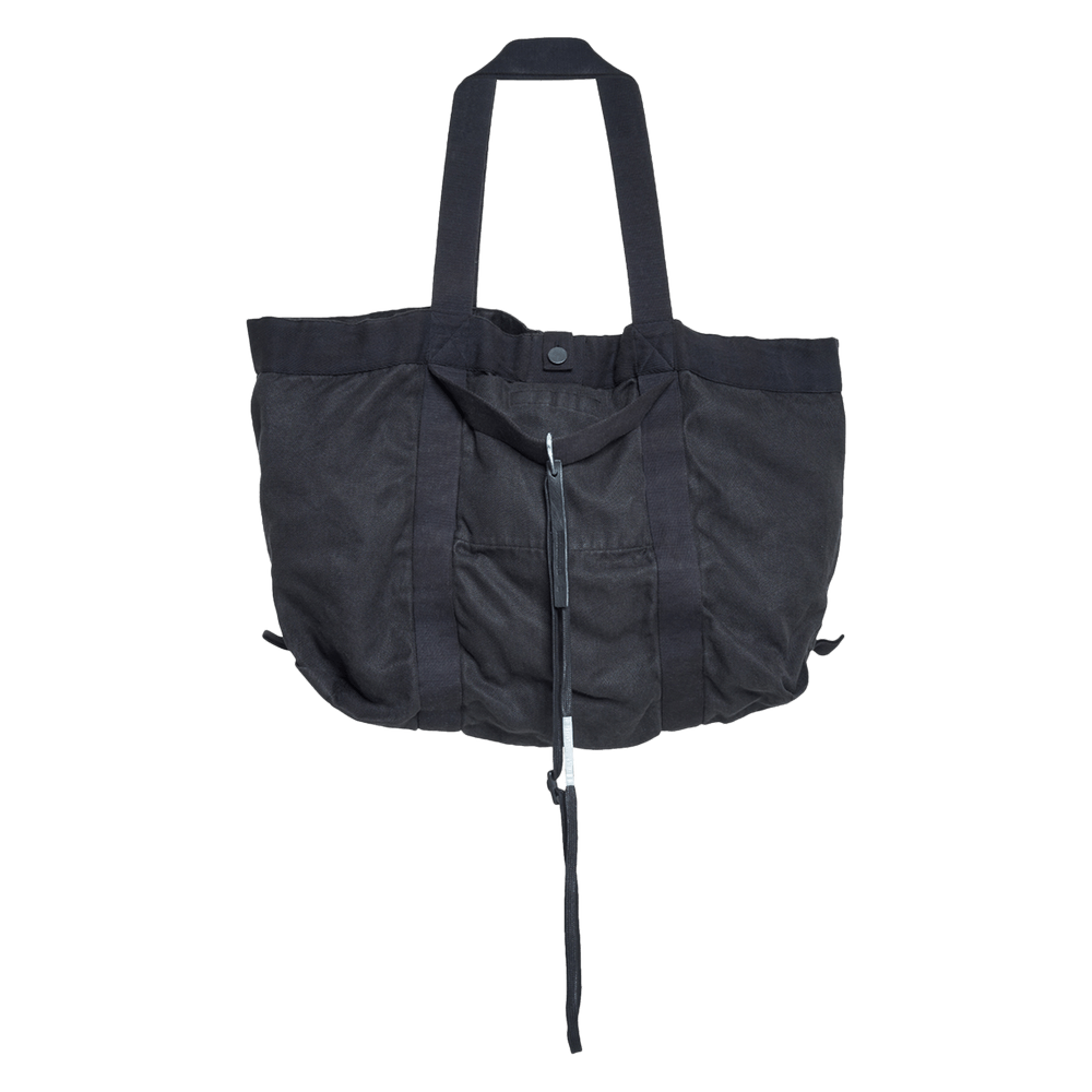 Buy Boris Bidjan Saberi Vinyl Coated Tote Bag 'Black' - TOTE BAG2