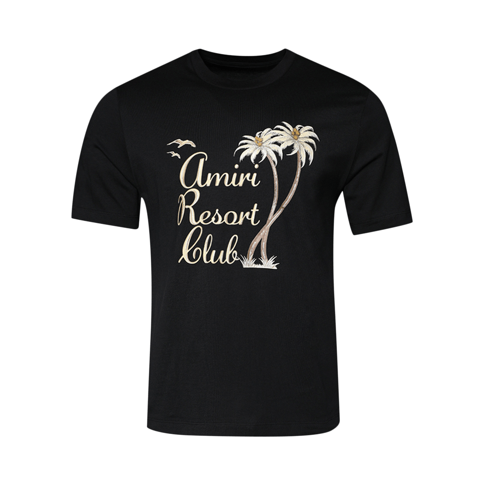 トップス AMIRI Resort Club Amiri Resort Club T-Shirt Black Price in India | Culture Circle