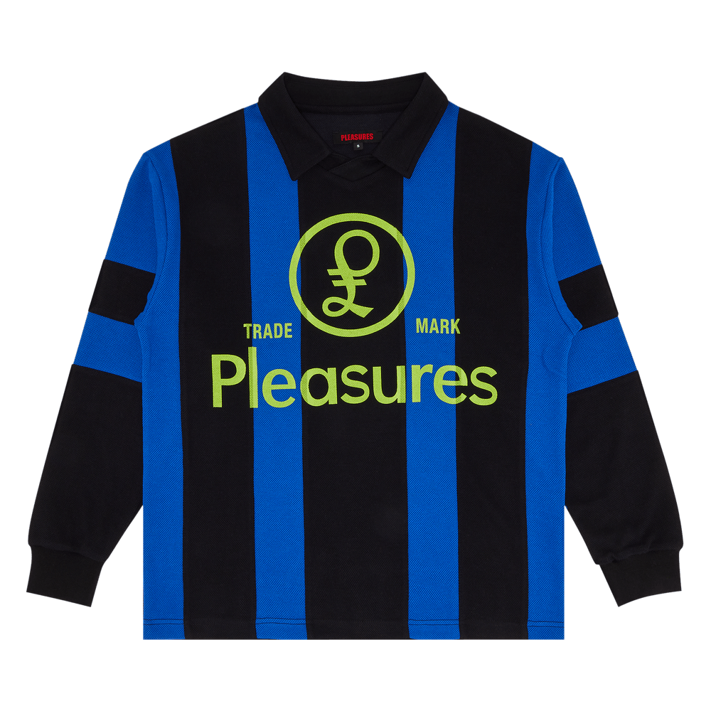 ウェア 16aw striped rugby black SPORT-TEK Unisex Classic Long Sleeve Rugby Polo Black/Graphite at