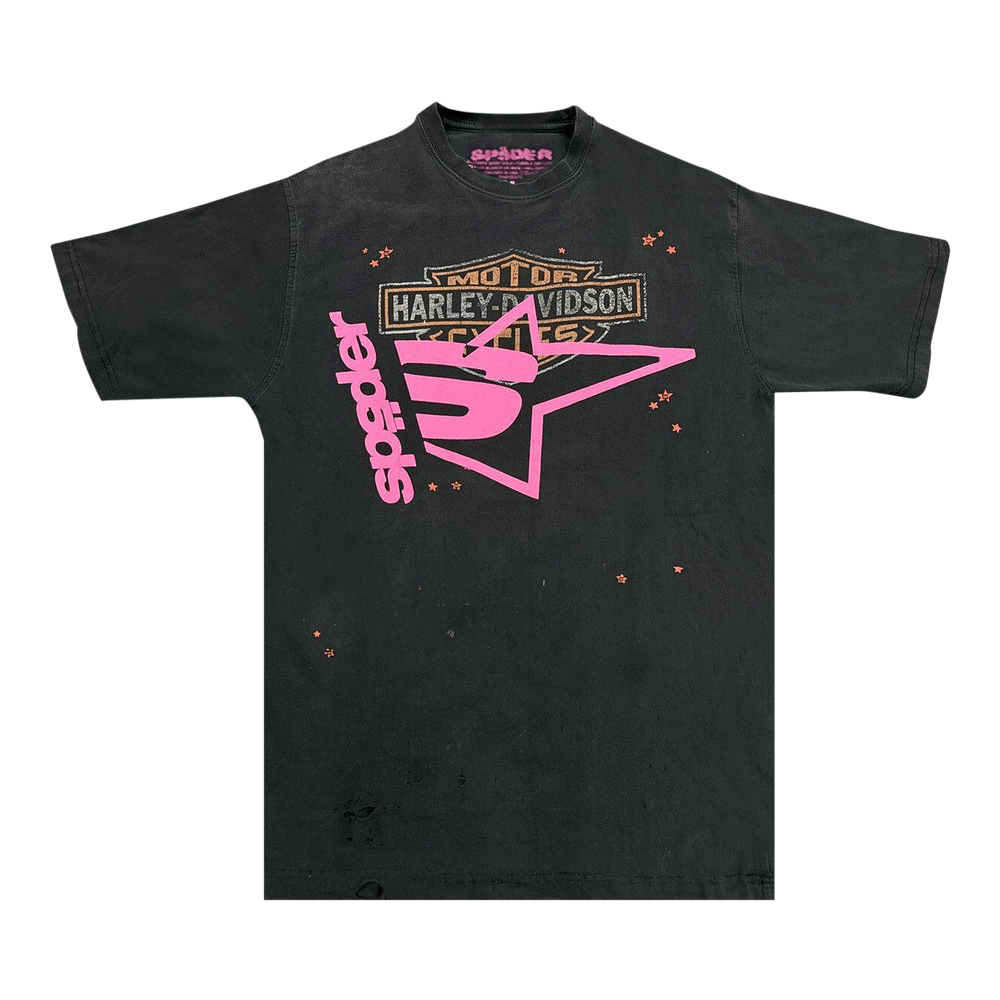 Buy Sp5der x Harley Davidson Tee 'Black' - 2406 Buy Sp5der x Harley Davidson Tee 'Black' - 2406
