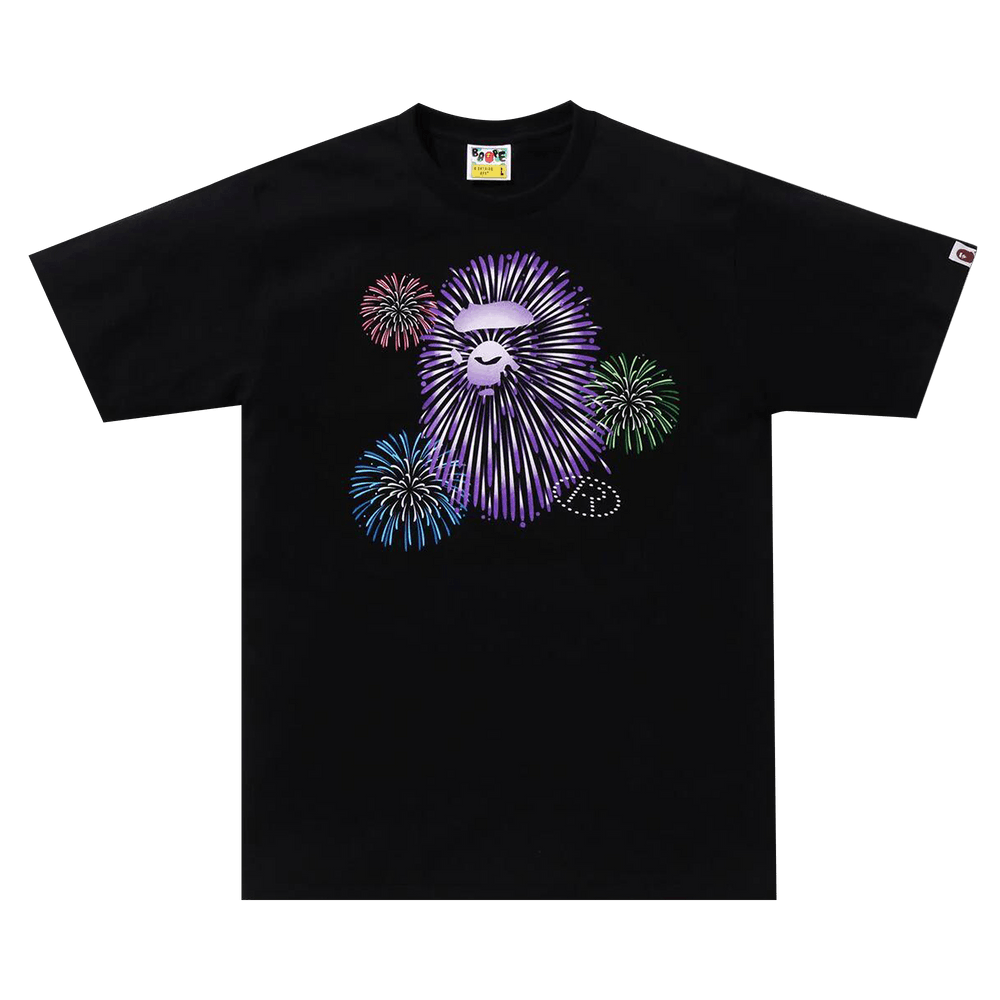 A BATHING APE Tシャツ 2枚セット 110cm Buy BAPE Ape Head Firework Tee #2 'Black' - 1K72 110 012