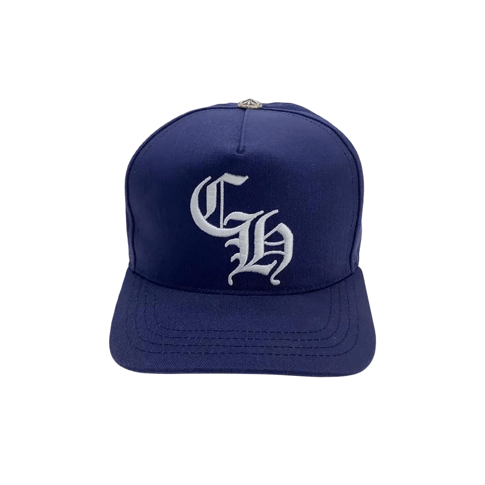 124◆CHROME HEARTS BASEBALL CAP NAVY Buy Chrome Hearts CH Trucker Hat 'Navy' - 1383 100000710CTH