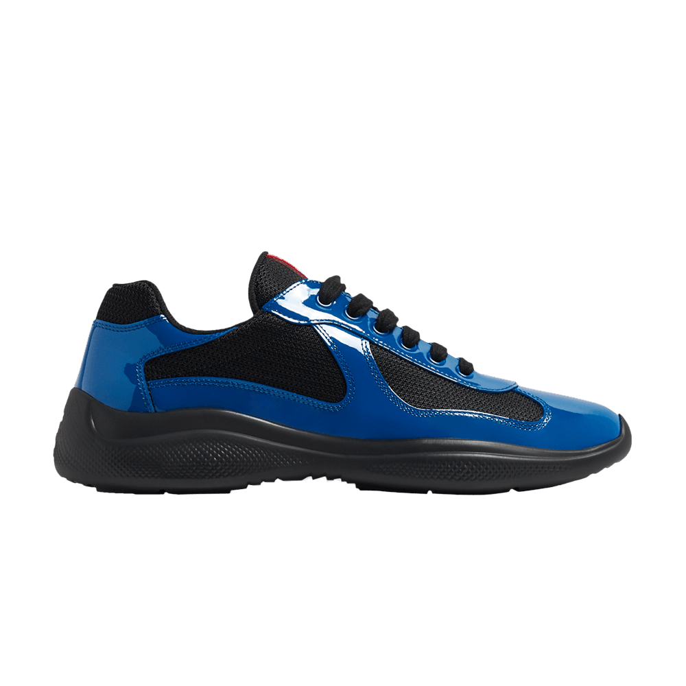 PRADA｜ (4E3400 Z5O F0379) Ecru Prada America's Cup suede sneakers | PRADA