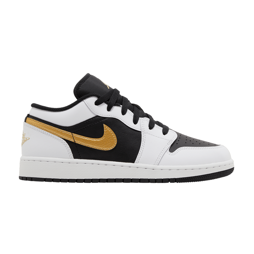 Air Jordan 1 Low GS Gold Swoosh