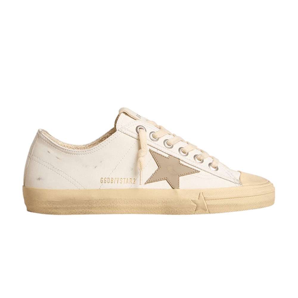 Size 7.0 Golden Goose V Star 2 White Dove Grey