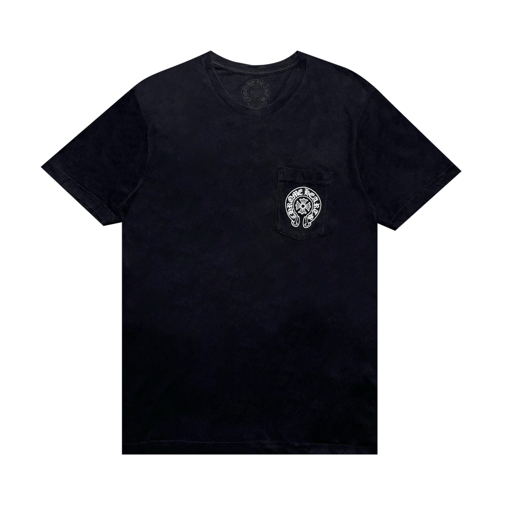 Buy Chrome Hearts Hong Kong Horseshoe Pocket Tee 'Black