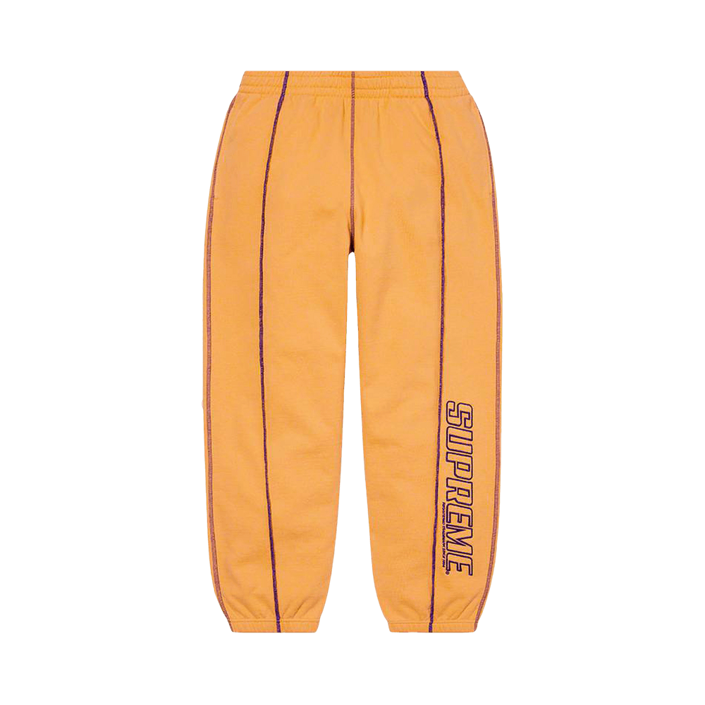 Buy Supreme Coverstitch Sweatpant 'Dusty Gold' - SS22P41 DUSTY GOLD | GOAT