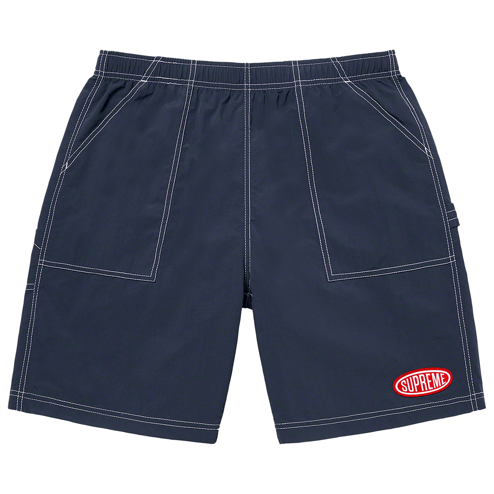 Buy Supreme Nylon Painter Short 'Navy' - SS22SH16 NAVY | GOAT