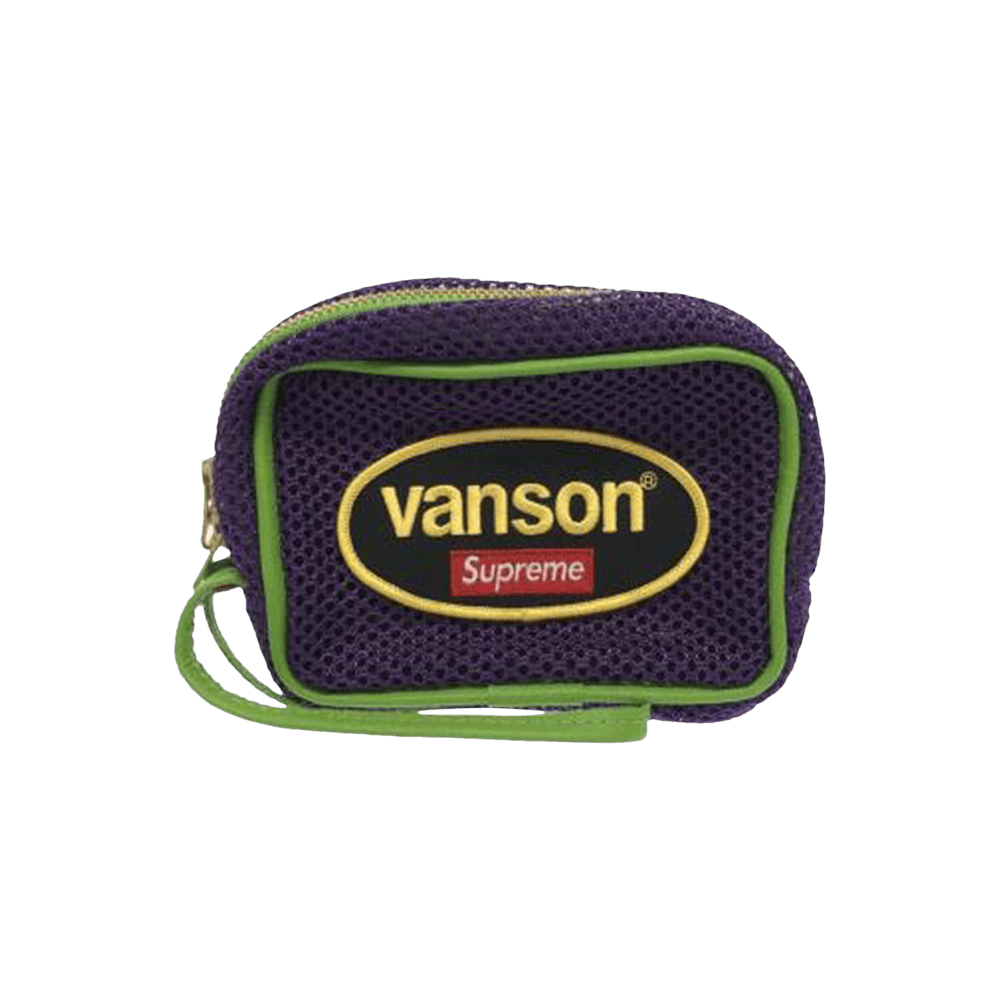 Buy Supreme x Vanson Leathers Cordura Mesh Wrist Bag 'Purple