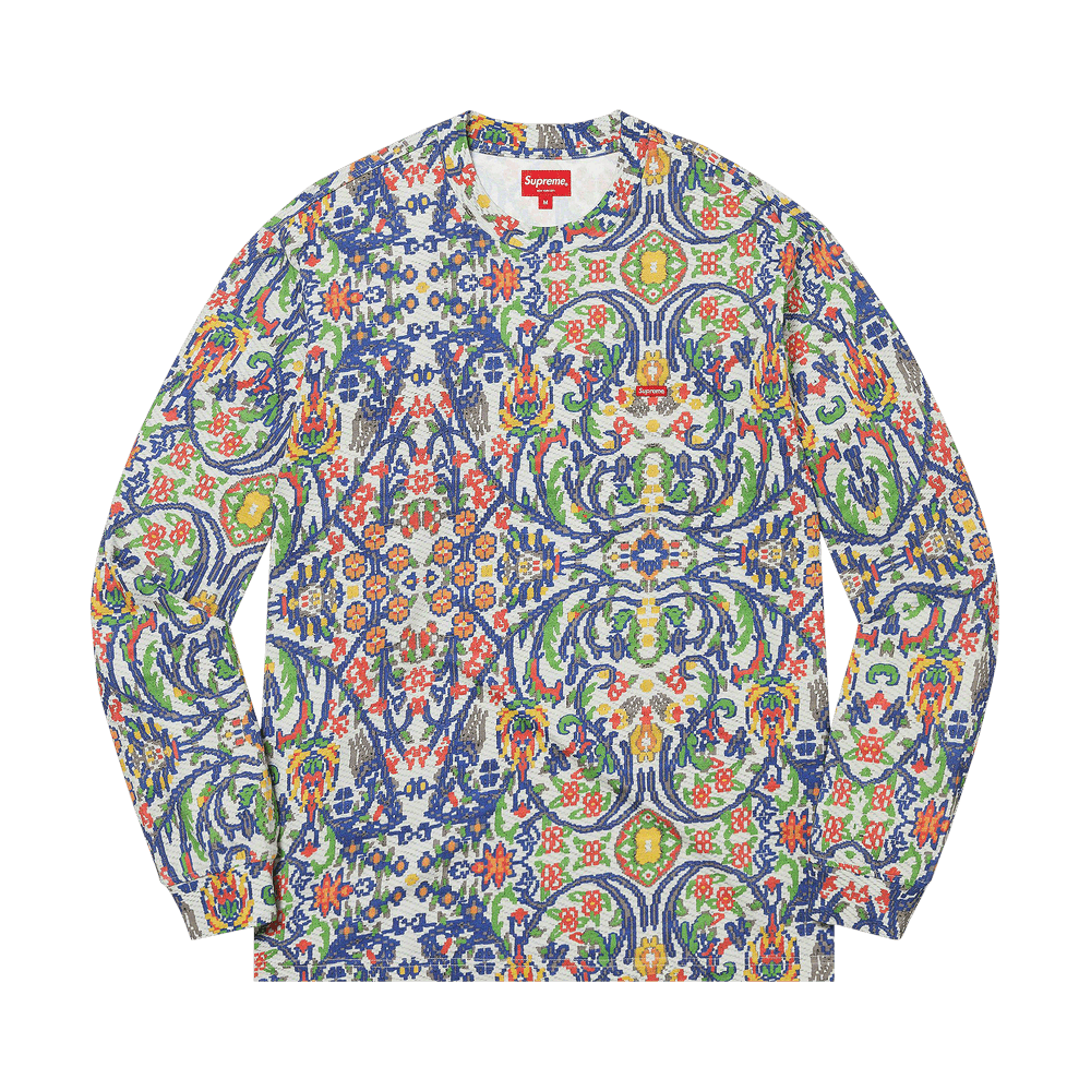 【使い勝手の良い】 Buy Supreme Small Box Long-Sleeve Tee 'Tapestry' - SS23KN6 トップス