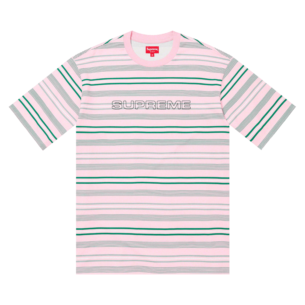 Buy Supreme Dash Stripe Short-Sleeve Top 'Pink' - SS23KN77 PINK