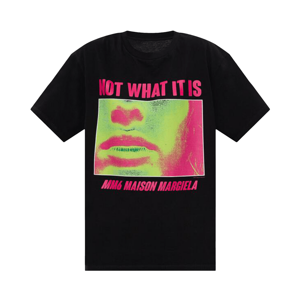 Buy MM6 Maison Margiela Not What It Is T-Shirt 'Black