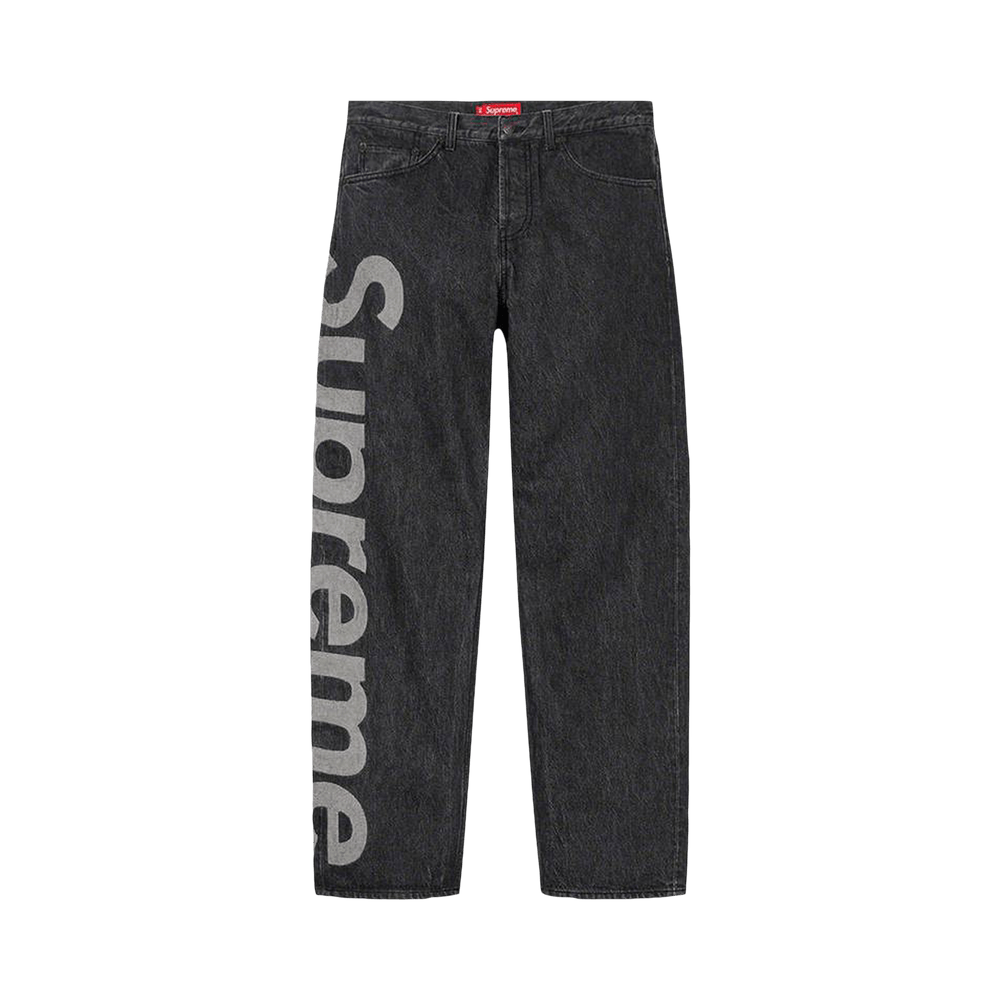 Buy Supreme Inset Logo Jean 'Black' - SS22P8 BLACK | GOAT
