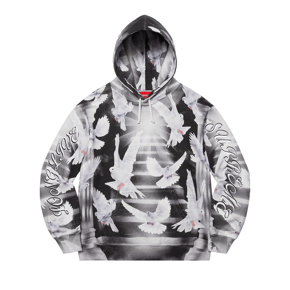 Buy Supreme Doves Hooded Sweatshirt Black SS22SW43 BLACK GOAT CA