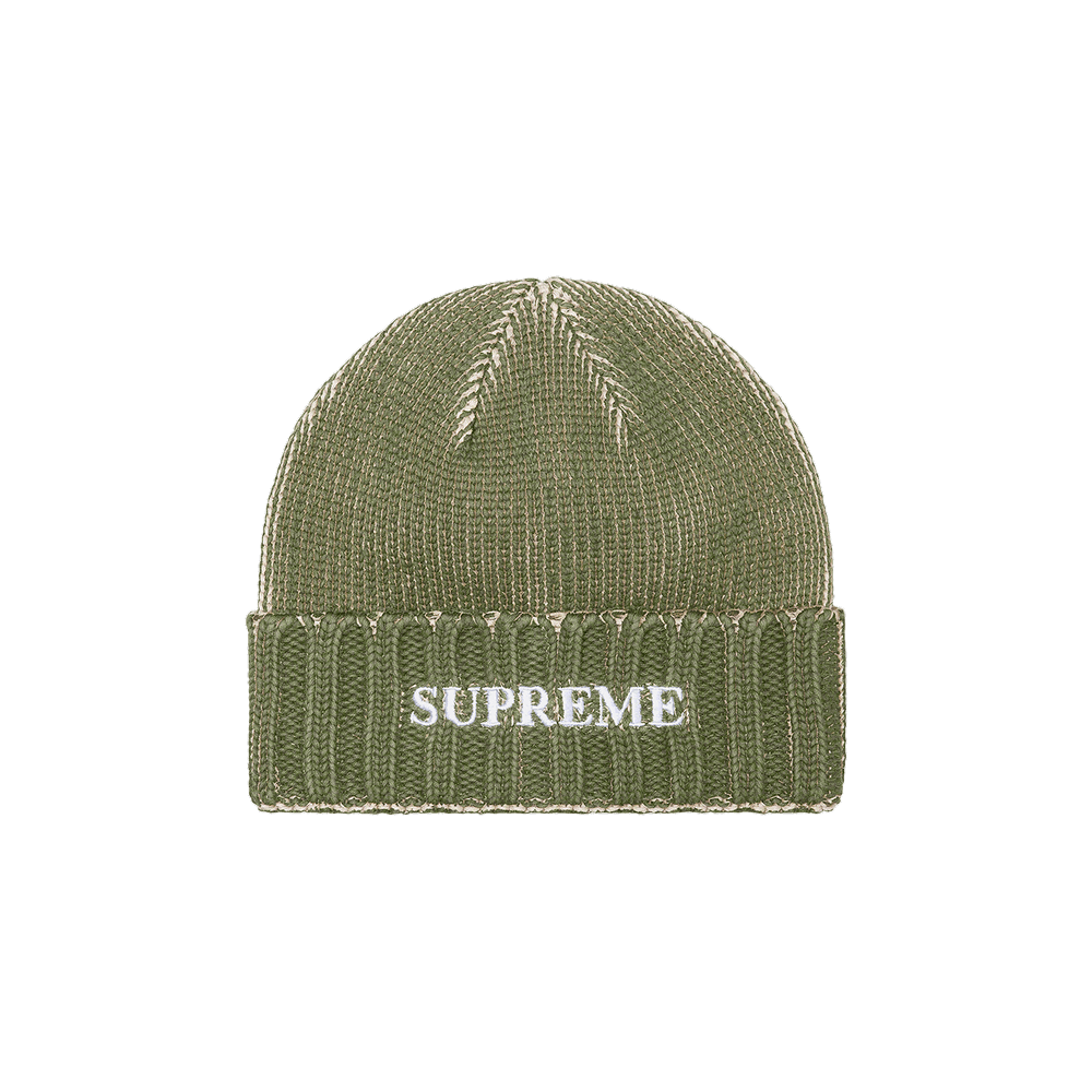 Buy Supreme Overprint Beanie 'Olive' - SS22BN18 OLIVE | GOAT