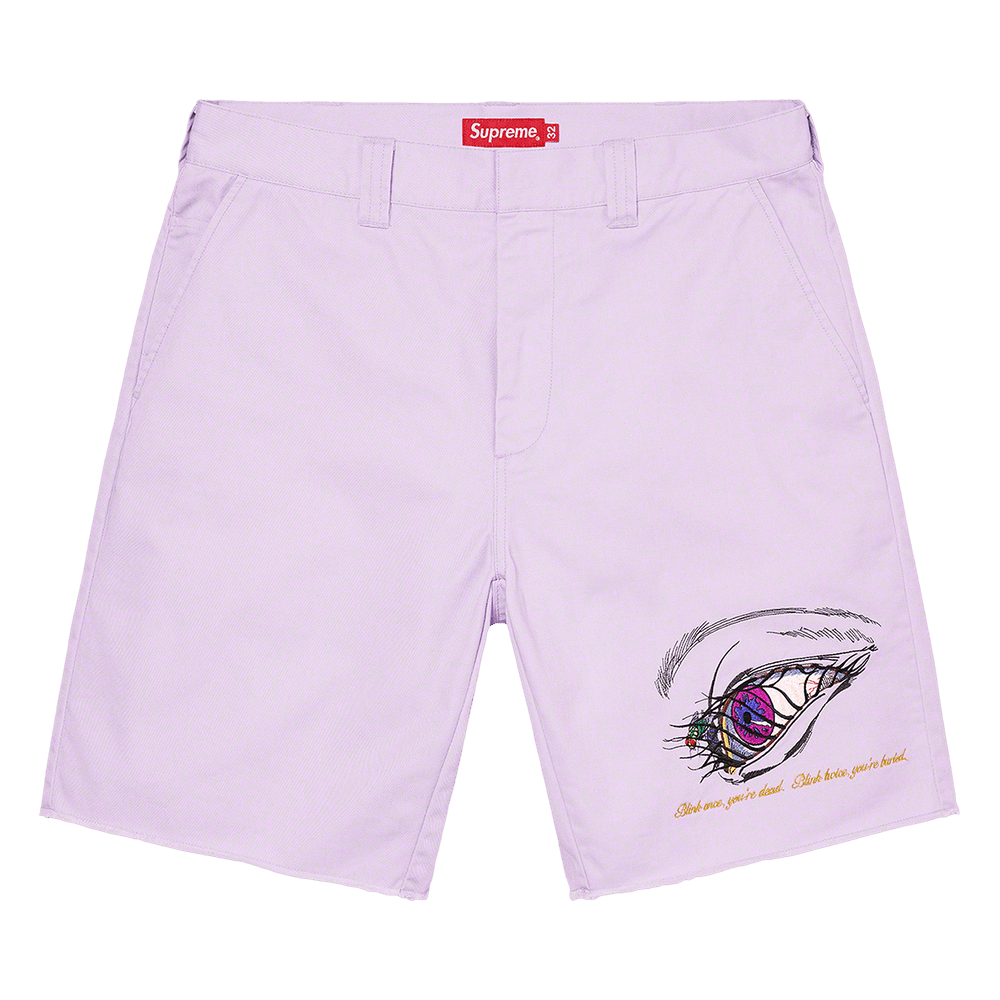 Buy Supreme Aeon Flux Work Short 'Lavender' - SS22SH20