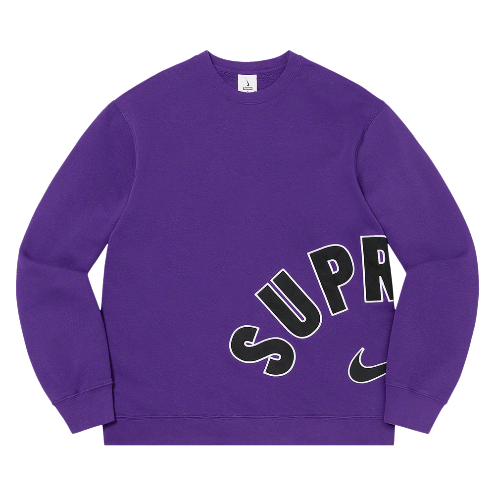 Buy Supreme x Nike Arc Crewneck 'Purple' - SS22SW1 PURPLE | GOAT