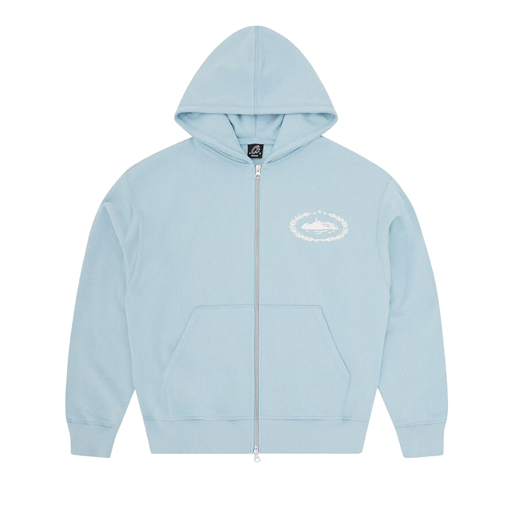Buy Corteiz Superior Royale Zip Hoodie 'Baby Blue' - 7892