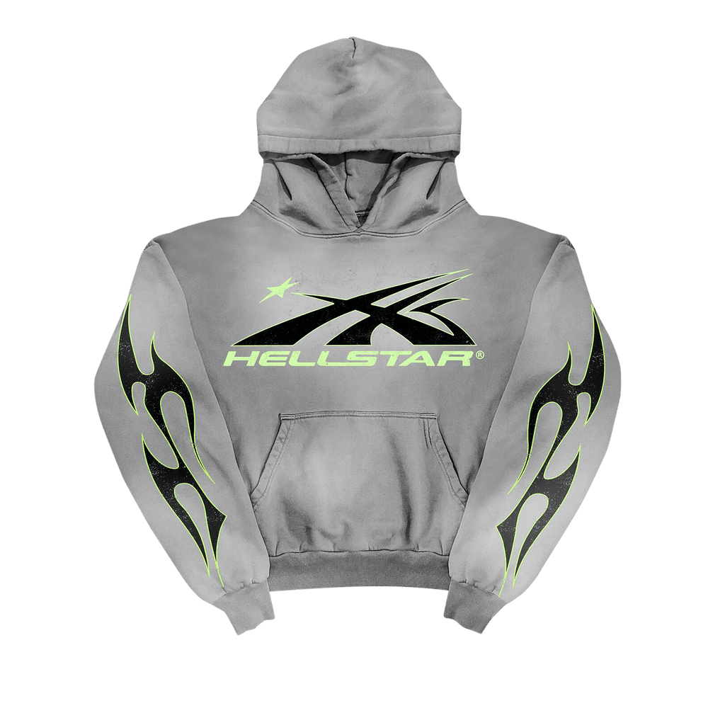 Buy Hellstar Sports Core Logo Hoodie 'Grey' - HSP01HOO001 GREY | GOAT