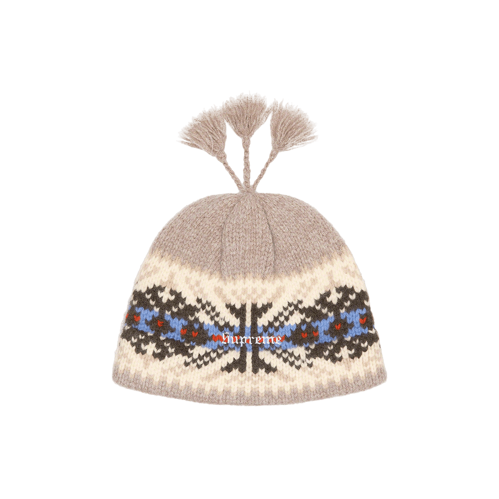 代引き人気 Supreme Buy Tassel CA GOAT | TAN FW22BN27 - 'Tan' Beanie 帽子