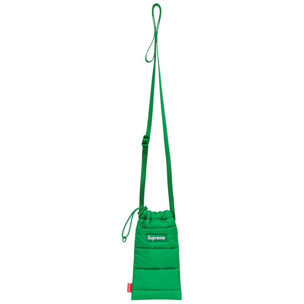 Buy Supreme Puffer Neck Pouch 'Green' - FW22B20 GREEN | GOAT