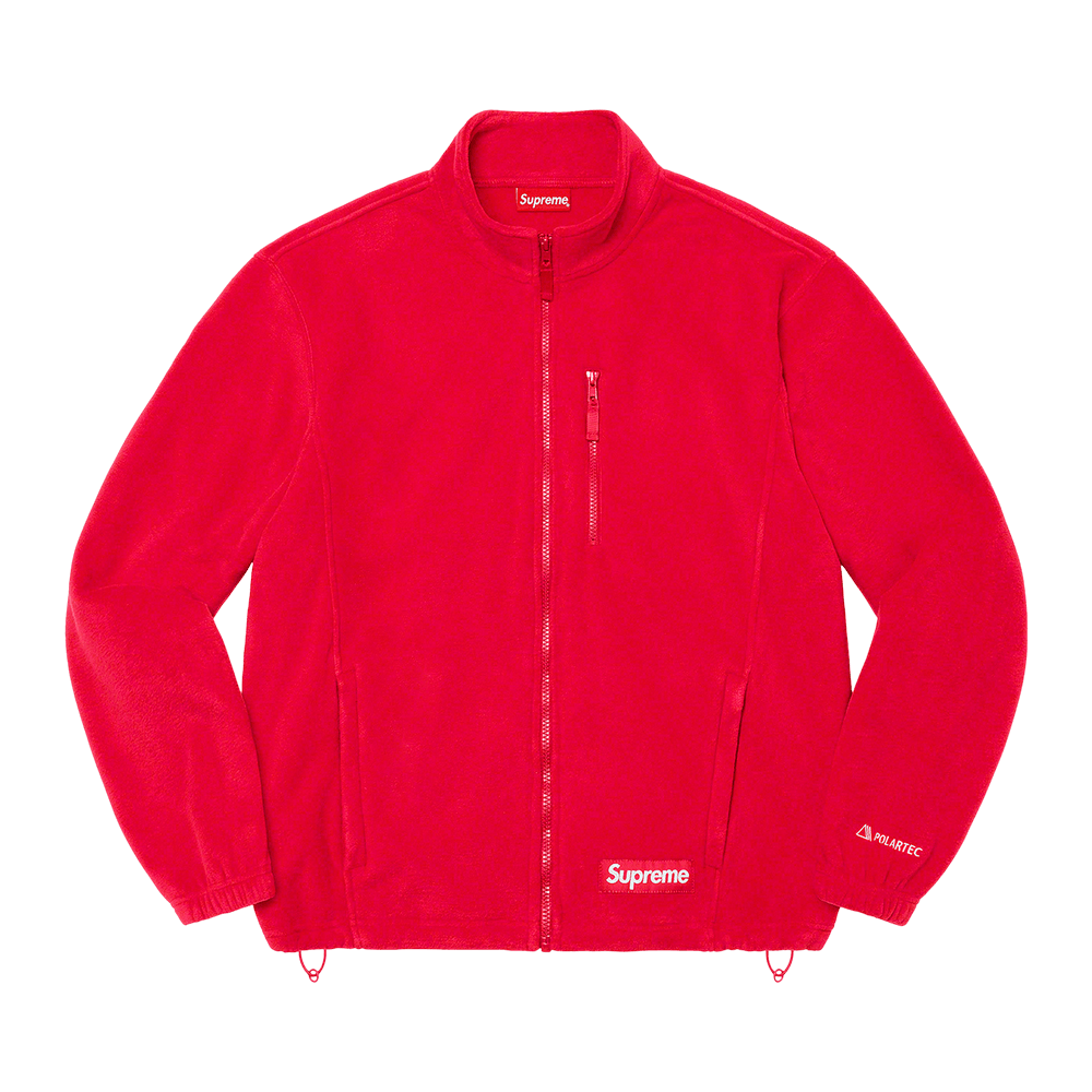 Buy Supreme x Polartec Zip Jacket 'Red' - FW22J107 RED | GOAT