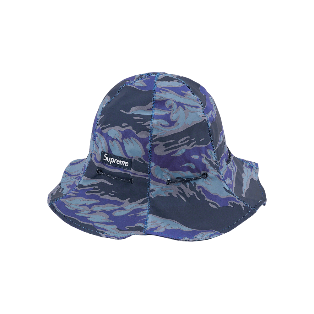 Buy Supreme Tiger Camo Reflective Tulip Hat 'Blue' - FW22H69 BLUE