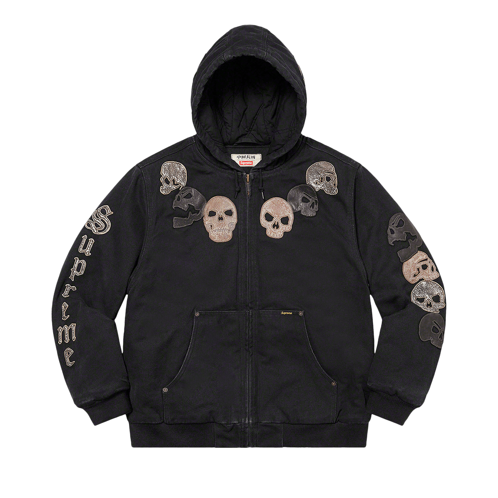 Buy Supreme x The Great China Wall Hooded Work Jacket 'Black Buy Supreme x The Great China Wall Hooded Work Jacket 'Black