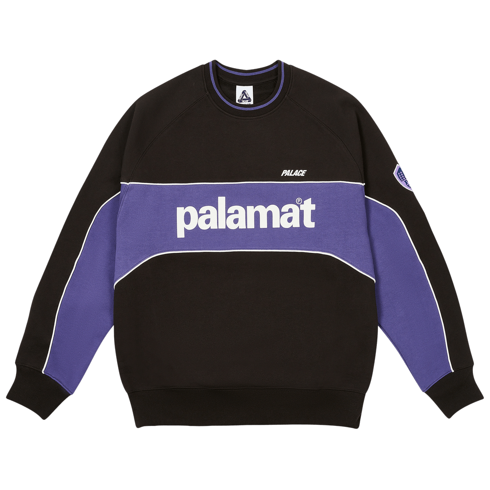 Buy Palace Palamat Crew 'Black/Navy' - P27CS003 | GOAT