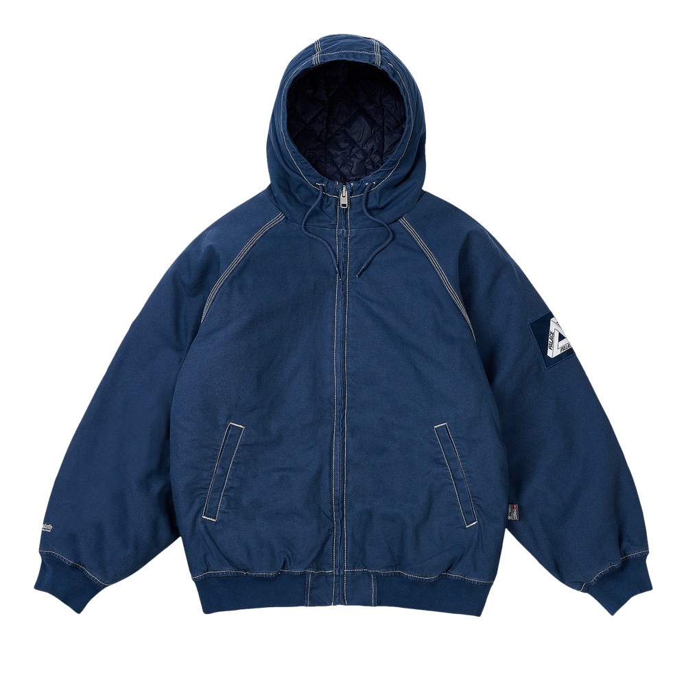 Buy Palace 10 Oz Hooded Jacket 'Navy' - P27JK008 | GOAT UK
