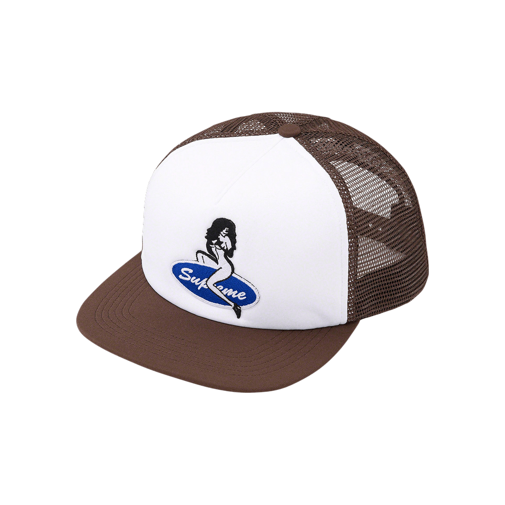 Buy Supreme Pin Up Mesh Back 5-Panel 'Brown' - FW22H131
