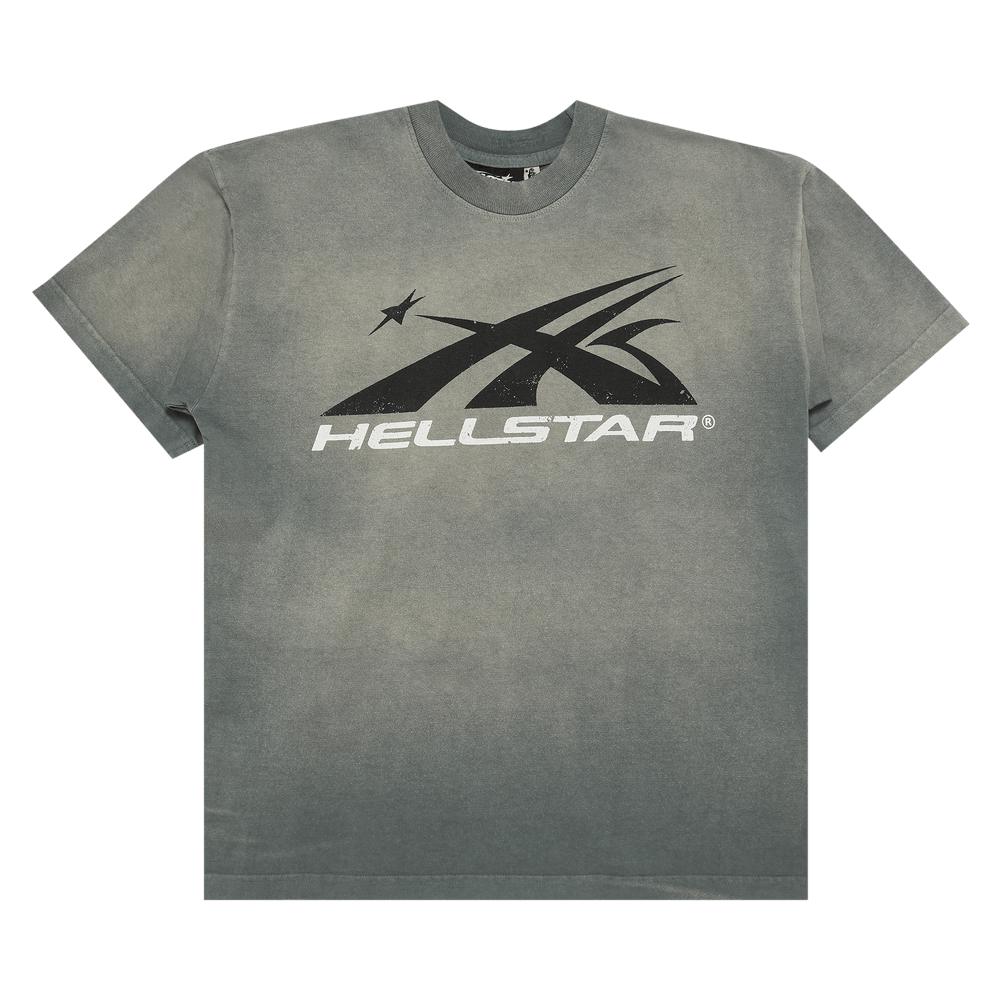 Buy Hellstar Gel Sport Logo T-Shirt 'Grey' - 9357