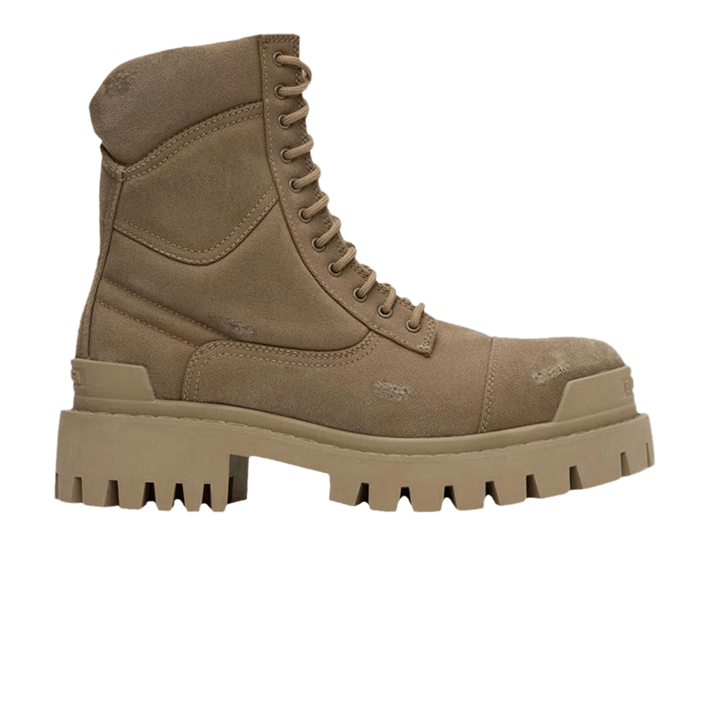 Balenciaga Combat Strike Boot Worn-Out - Beige