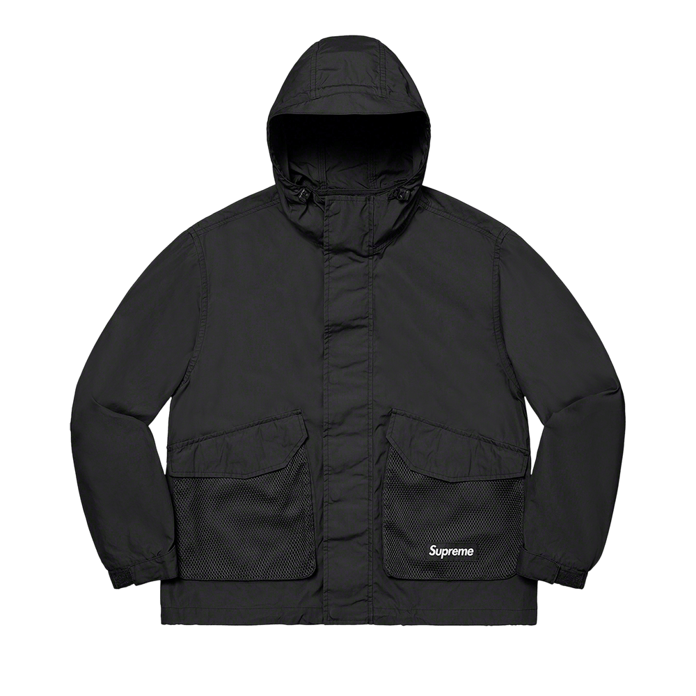 Buy Supreme Mesh Pocket Cargo Jacket 'Black' - SS21J50 BLACK | GOAT