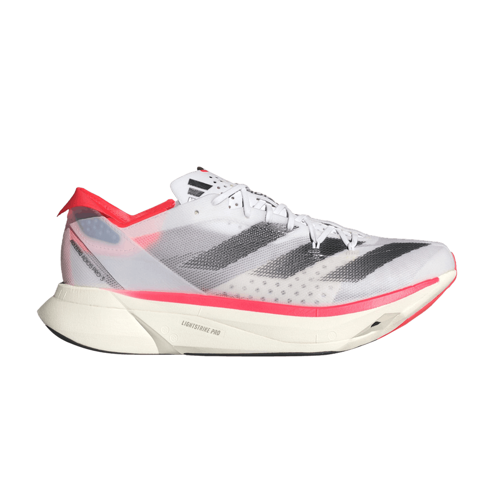 Buy Adizero Adios Pro 3 'White Solar Red' - IE1053 | GOAT