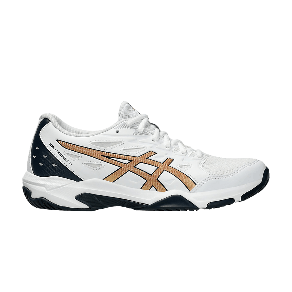 Asics Wmns Gel Rocket 11 'White Pure Gold'