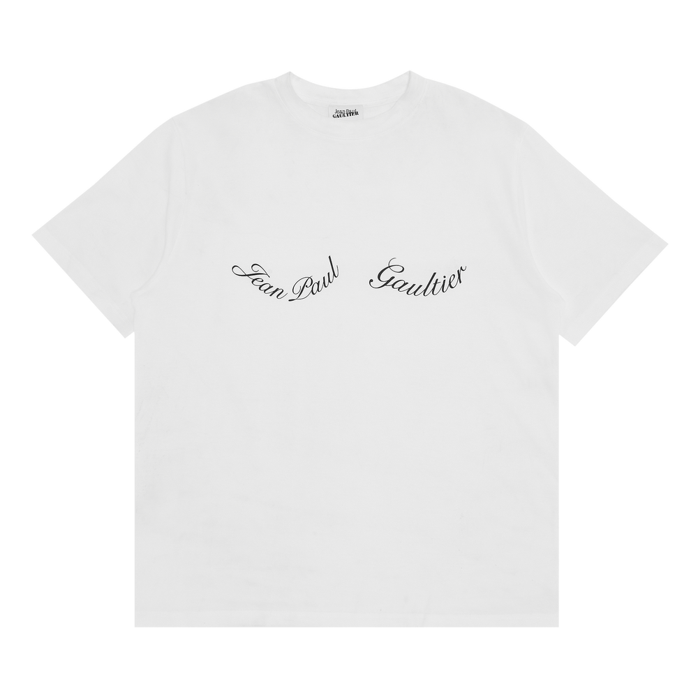 Buy Jean Paul Gaultier Logo T-Shirt 'White' - TS082IJ050100 | GOAT
