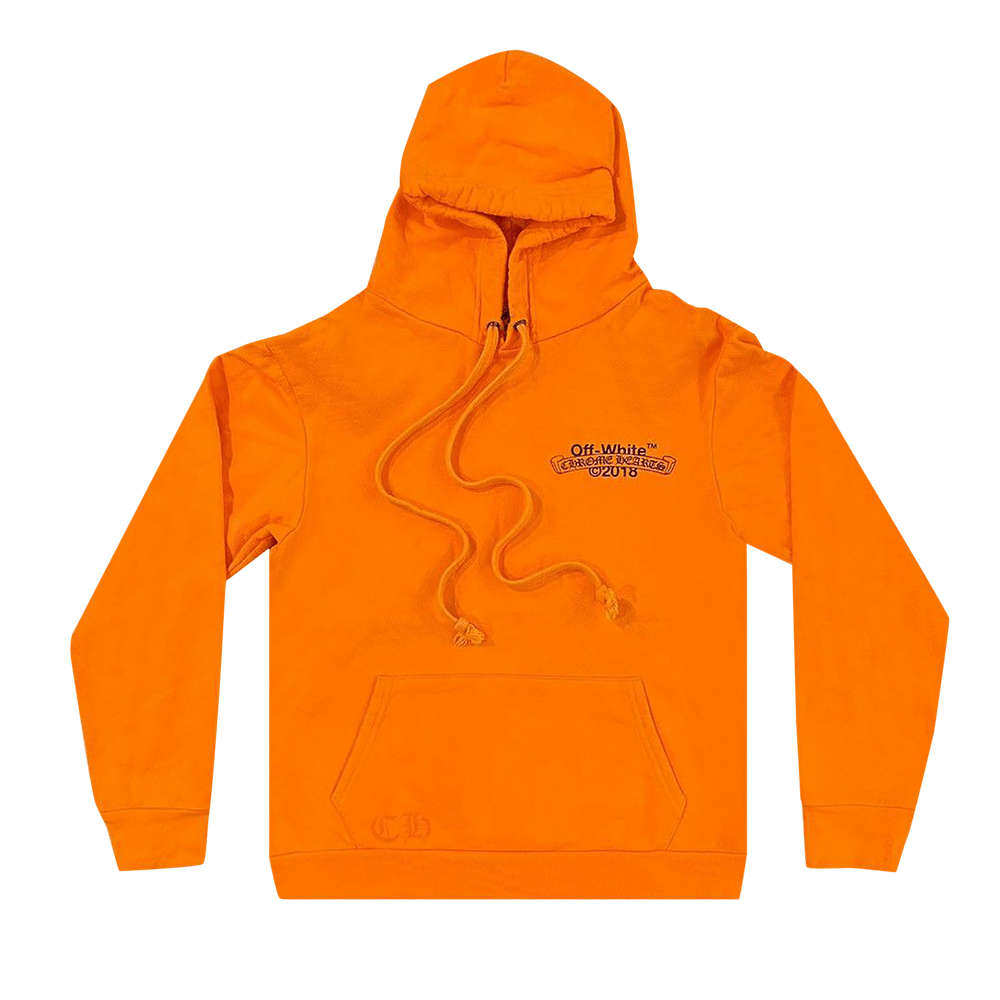 Buy Chrome Hearts x Off-White Scroll Hoodie 'Orange' - 1383