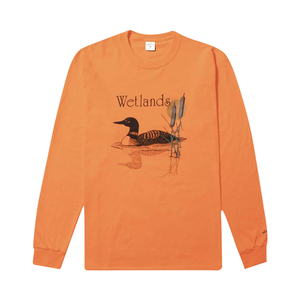 NOAH Wetlands 長袖Tシャツ Buy Noah Wetlands Long-Sleeve T-Shirt 'Orange' - 2802 100000103WLT