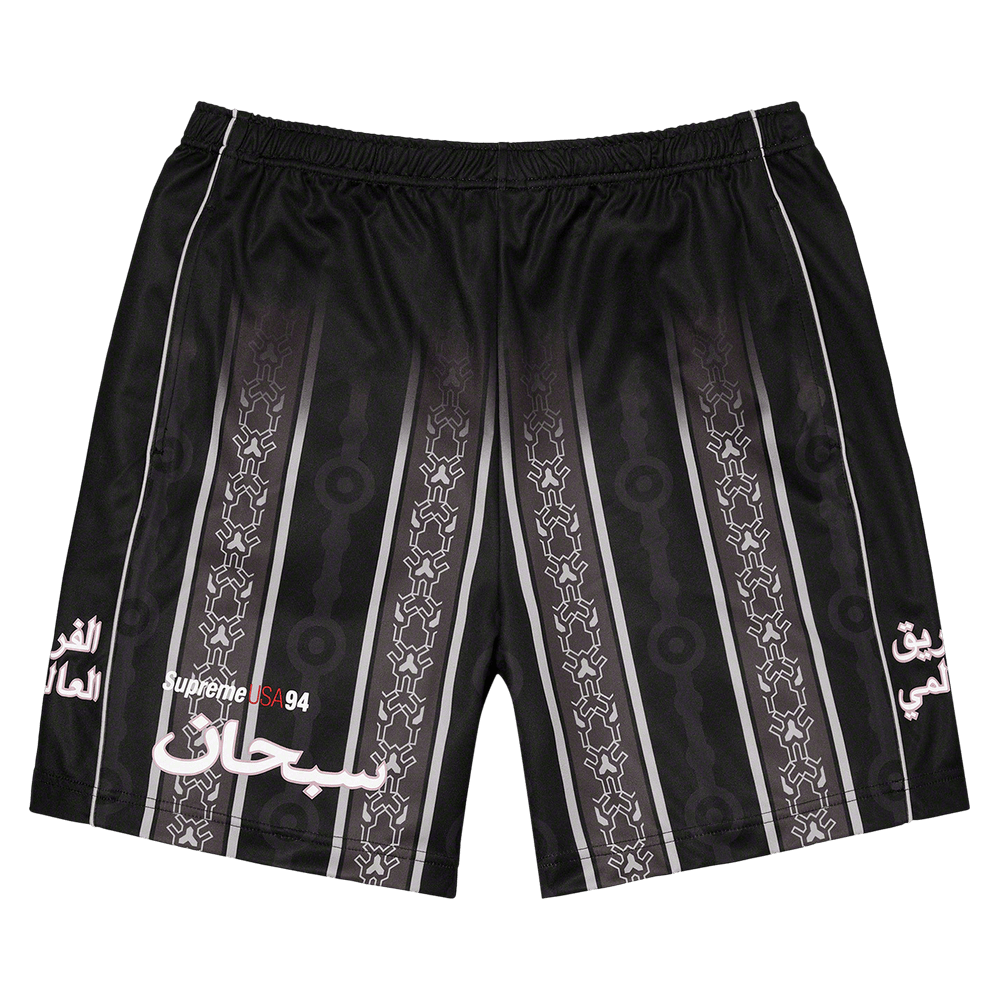 ^*^様 Supreme Arabic Logo Soccer Short \